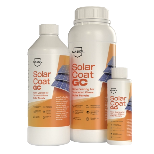 撥水と防汚をかなえるナノセラミックコーティング「SolarCoatGC」３本